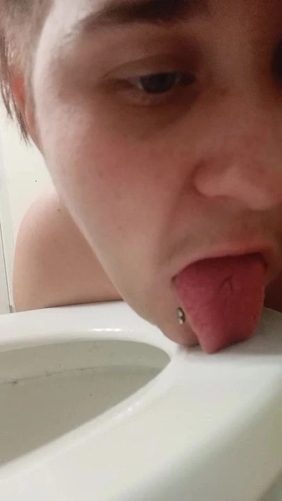 Brianna Phillips LICKING THE TOILET