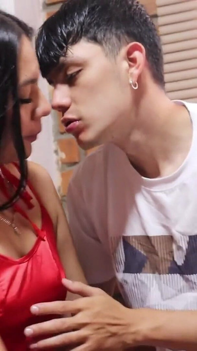 My stepmother was going for a walk with my stepfather, but he left her and she was single, and I seduced him to stay with me | Clip 1