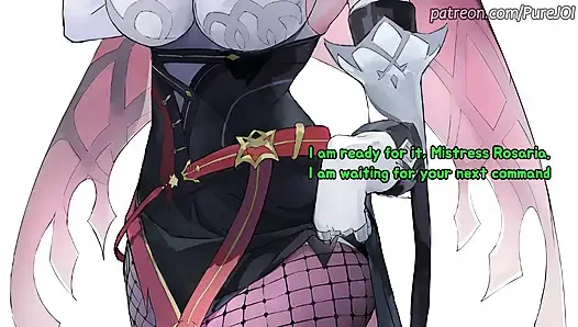 Rosaria from Genshin Impact makes your cock suffer (Edging JOI)