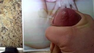 jerking off and cumming on a pretty pussy