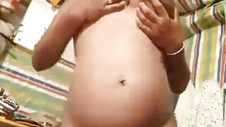 The sexy dance of a black woman