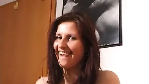 Casting, brünette von agent gefingert