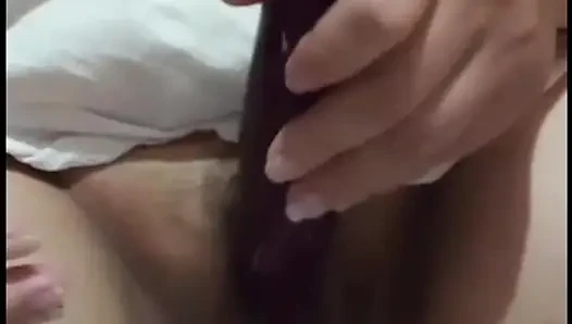 Playing Eggplant Pussy