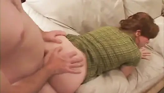 Anal Redhead Wife Ass Fuck Banged in 3 Holes N Facial Semen Squirt