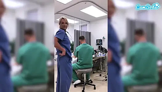 Fit MILF Nurse Gets Fired for Masturbating in the Hospital