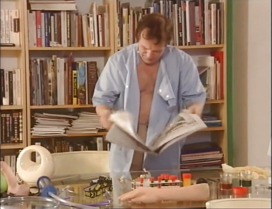 Nagy érett fasz szexi szőkében