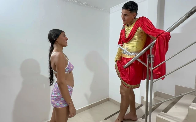 My Stepbrother Explains to Me How to Use His Big Dick in Exchange for Giving My Tight Ass a Good Fuck