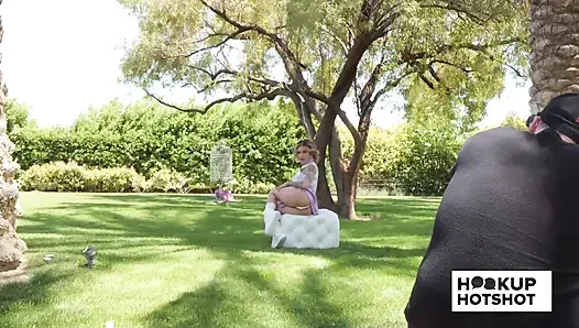 BTS - Jesse Pony Poses Almost Nude In An Outdoor Photoshoot!