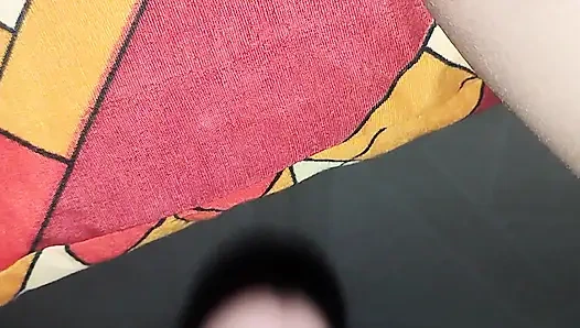 He licked his desi girlfriend's pussy and ate her cream and fucked her sitting on the chair.