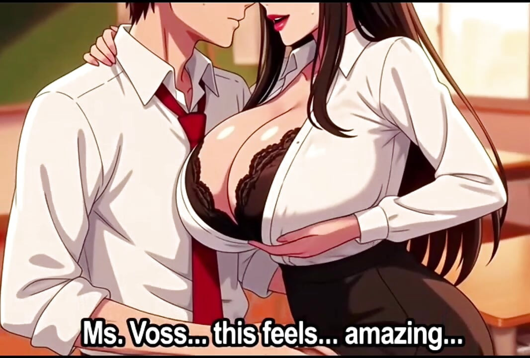 Professora sexy gostosa dá aula extra quente para seu aluno depois da aula
