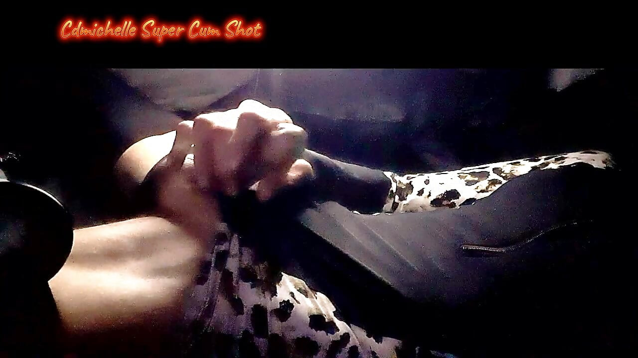 Crossdresser Cdmichelle Super Cum Shot Licking up PreCum