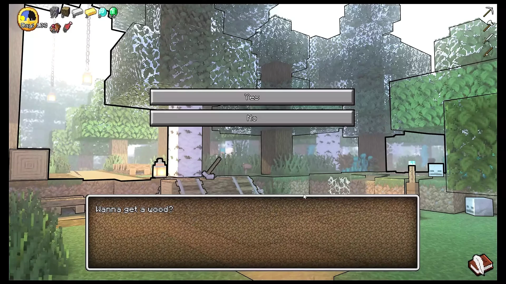 Hornycraft - jeu hentai parodie Minecraft, épisode 24, une fille rampante m'a fait une pipe en gorge profonde