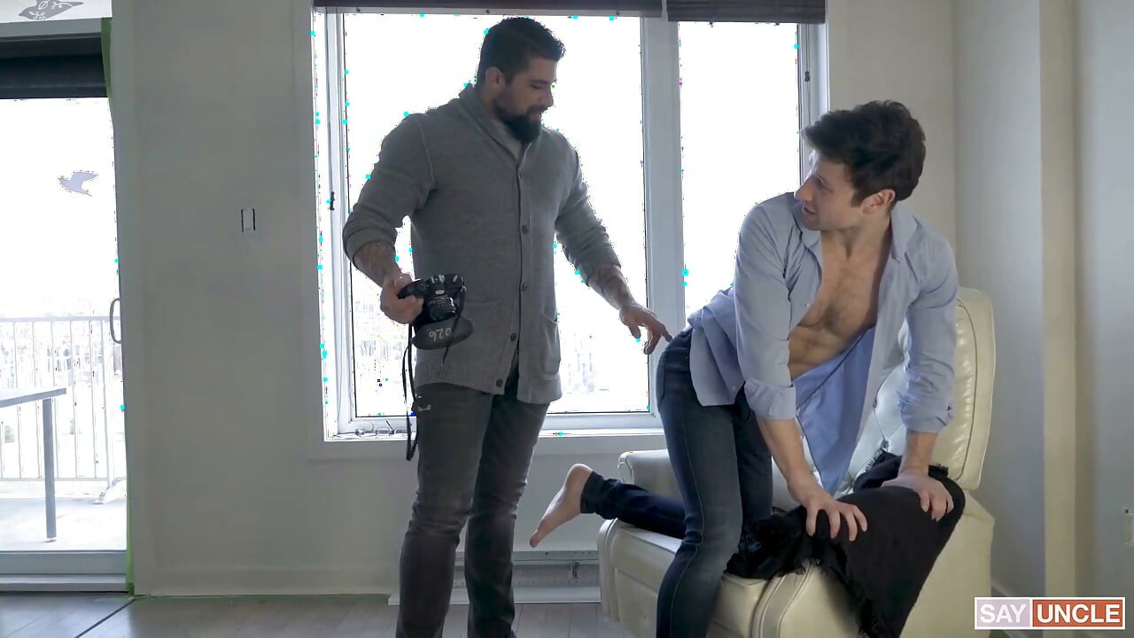 Photography Lessons Hung Drew Dixon & Ryan Bones, as the Stepdad Cashes in a Backpack Favor with a Bareback Ride