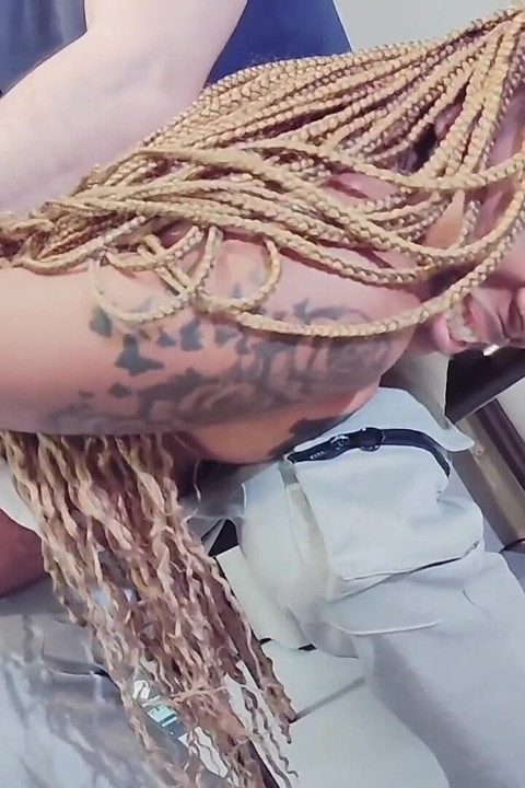Spanking and Duct Tape Bondage Ebony Maid for Being Dirty