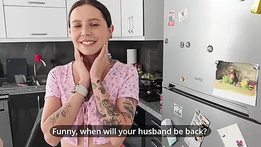 The Loser Neighbor's Wife Is Going Crazy Over Rough Anal