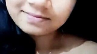 Appel vidéo indien # fille indienne # fille mignonne