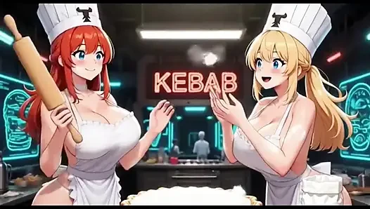 Funny Cook Video, Ai Animation