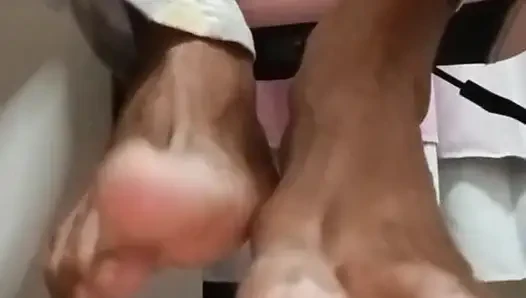 Onun Süper Sıcak Ayak Fetişi