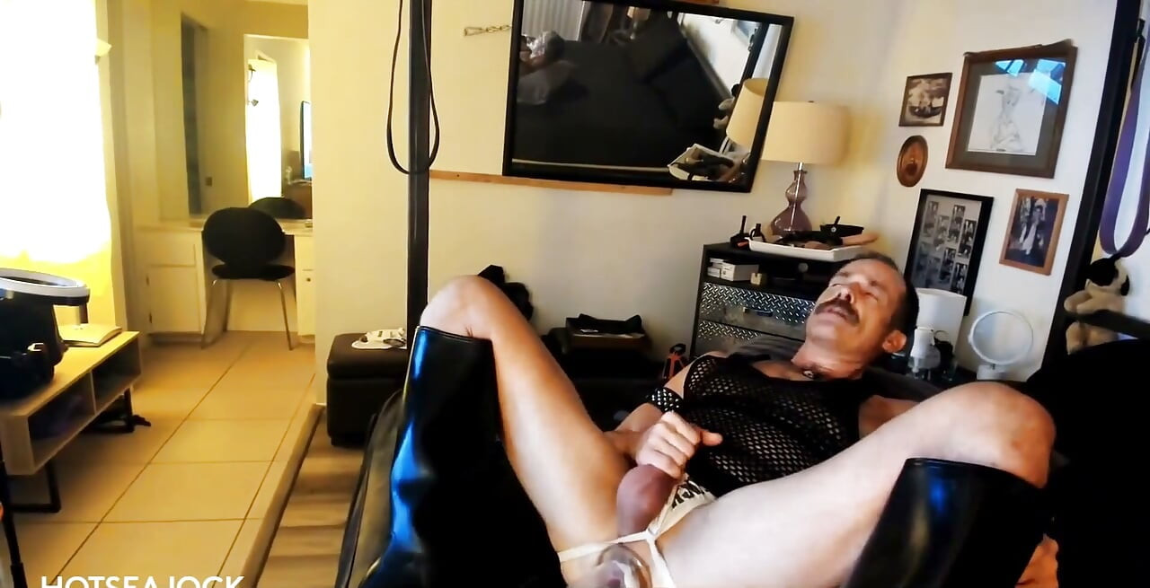 Pumping and Fucking My Hole with a Toy While Jacking off.