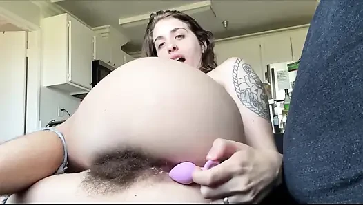 Buttplug in My Hairy Asshole
