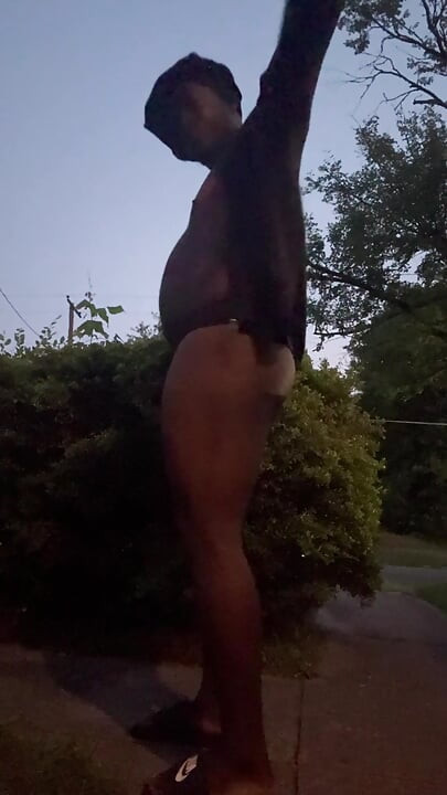 Stripping Naked Outside While Being Freaky As Fuck