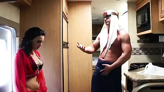 Olga Snow an experienced woman with dark hair gets fucked in