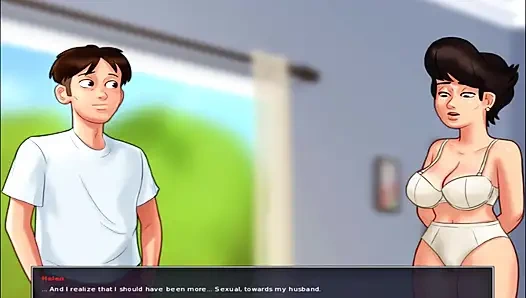 Summertime Saga - Maria got spanked by the nun