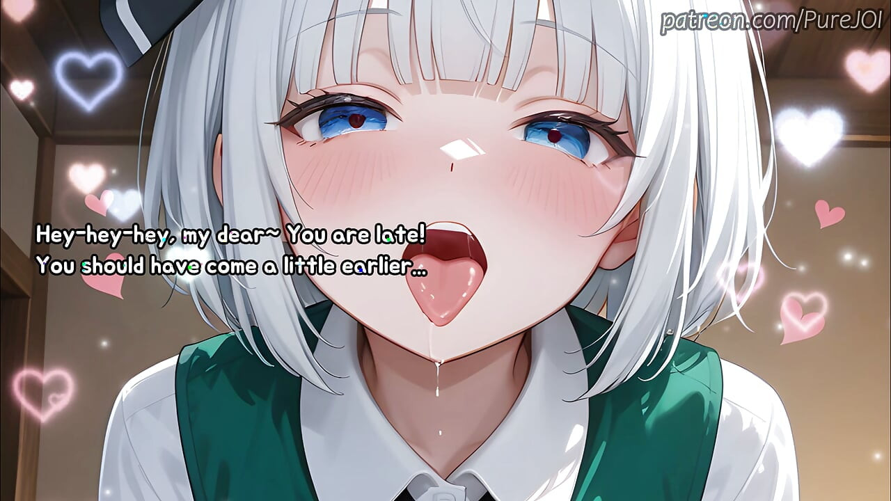 Horny Youmu organizes a wonderful threesome with Reisen (Sex JOI)