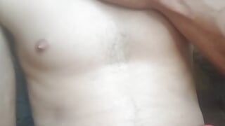 बड़े प्यारे दूधिया मोटे स्तनों की मालिश