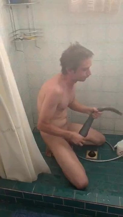 Deep dildo suck