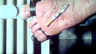 Sesión de auto tortura de pie 06, falaka, bastinado