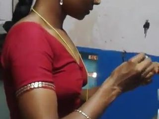 Tamil ciocia zmiana sari
