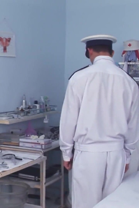 Exclusive video Bareback: Hot marine gets his ass fucked by horny doctor