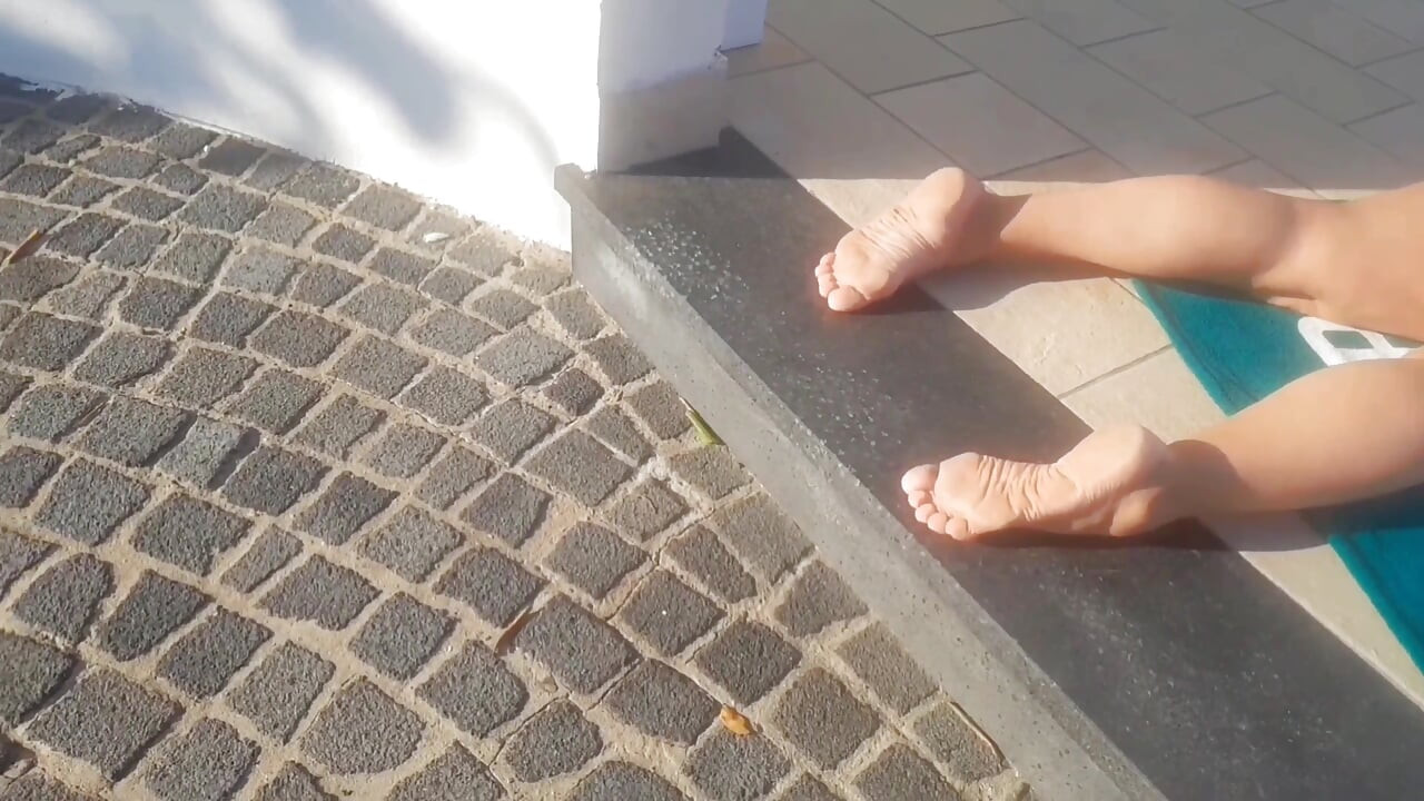 Selena's Beautiful Naked Outdoor Posing