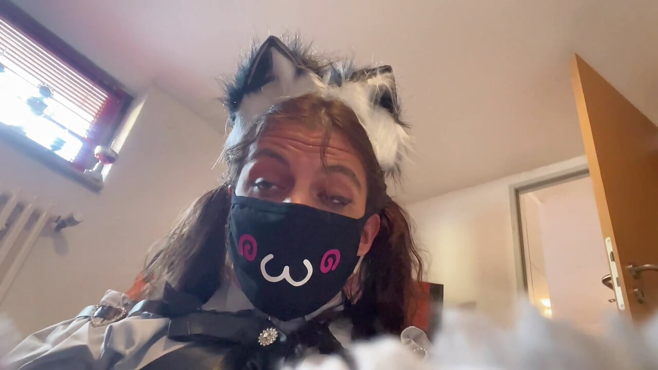 Maid Femboy after one week of denial
