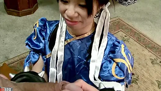 Asia Zo: Petite Asian Babe Asia Zo Dominates Eric Jover's Small Dick: Deepthroat, Pussy Fucking, Ball Busting,