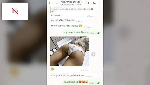 Heißer chat mit dem freund meiner freundin mit glückliches finale