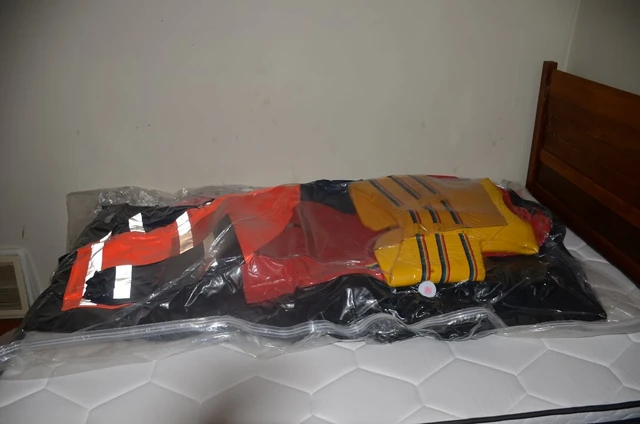 Oct 29 2023 VacPacked with all of my PVC gear, raincoats aprons sleepsacks &amp; PVC sheeting