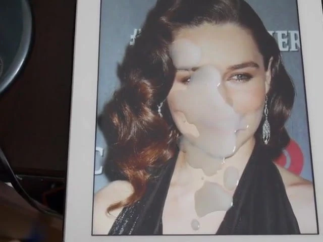 Emilia Clarke cumtribute - june 2014