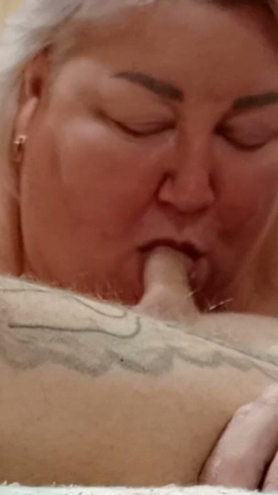 Stepmom sucks my dick until her mouth is full of cum | Clip 2