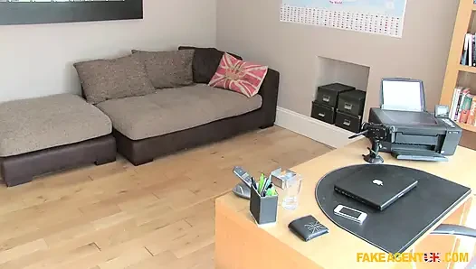 Fake Agent UK - Perky Tits and a Tight Pussy Make Agent a Happy Man
