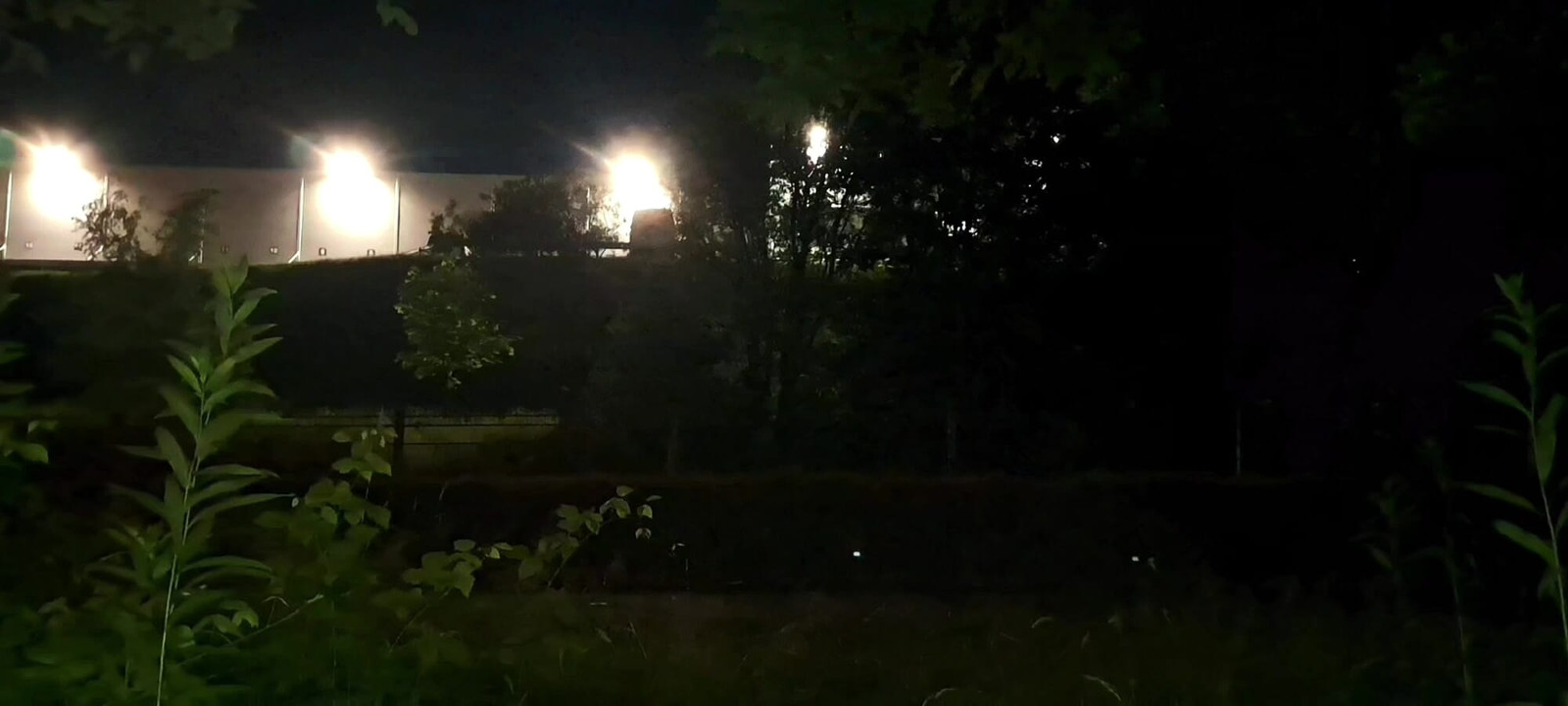 Nachtspaziergang, eisenbahnstrecke