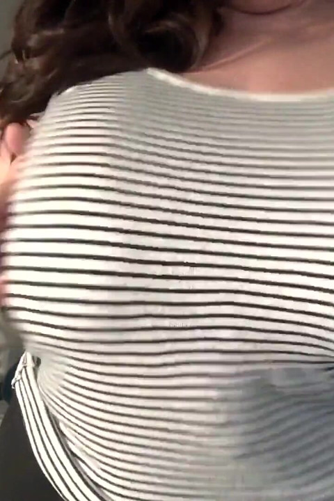 Big tit BBW bra try on