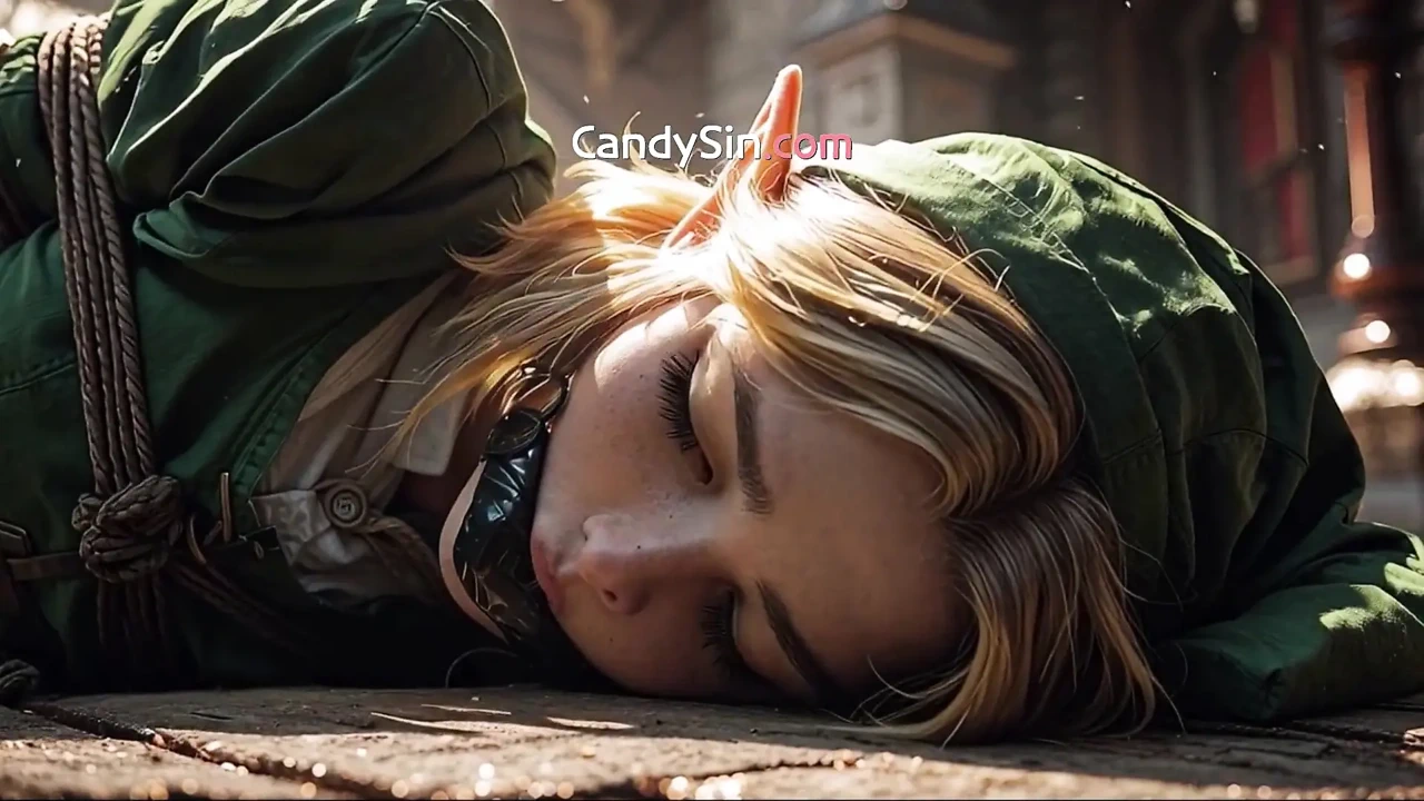 Con cu quái vật làm hỏng những cái lỗ khít khao của Zelda trong lâu đài chảy tràn tinh dịch!