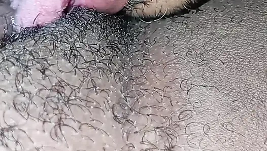 Sucking the sweaty pussy of the married believer after the service