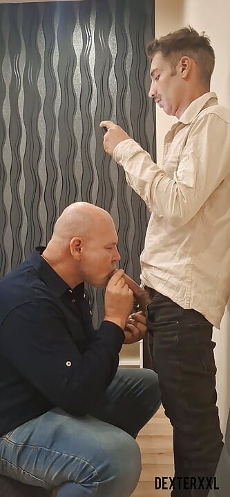 Thomas Sucked off Sexy Man. Big Dick Huge Cumshout. with Piss