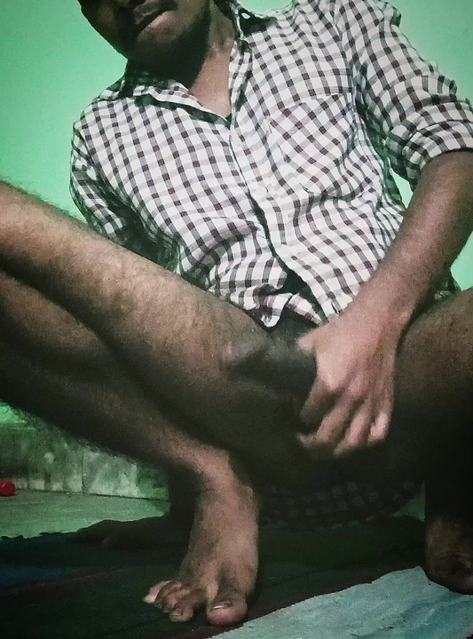 Desi bihari bull boy nude big black dick huge cock masterbating alone