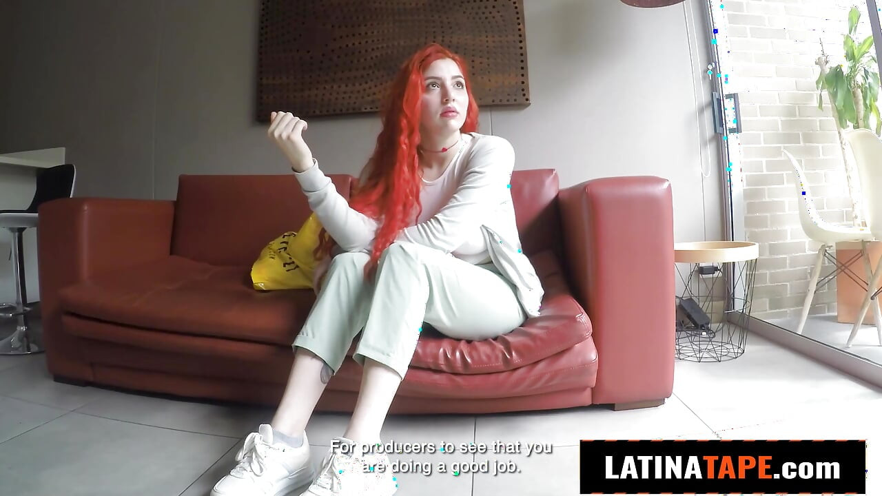 Danger, danger! she likes it wild... fucking this CUTE LATINA TEEN with red hair felt electrical