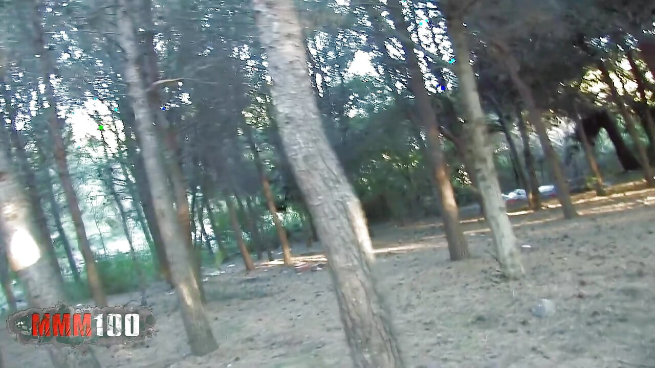 Nataly Divine Girl Sucking Her BF in the Wood, Shoot by a Voyeur