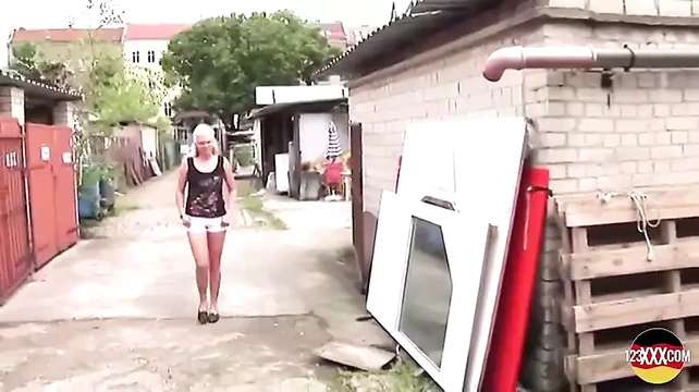 Chubby Blonde Slut From Germany Fucking Like a Pro